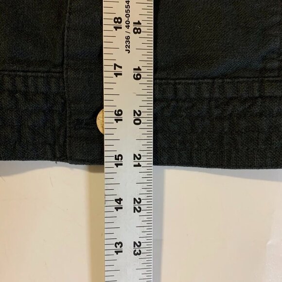 Sigrid Olsen Women's Linen Blend Button Long Sleeve Denim Jacket Size 10 - Picture 12 of 12